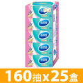 PASEO倍潔雅 金裝柔滑舒適面紙(160抽X5盒X5串/箱)