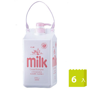 白雪乳霜洗髮精-清潤型2000ccX6入