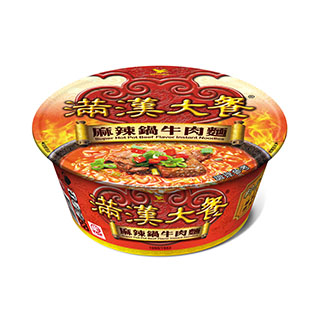 《滿漢大餐》麻辣鍋牛肉麵 (6碗 /箱)