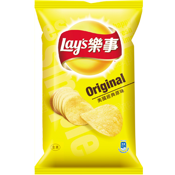 樂事洋芋片-經典原味 大包裝(75g/包)