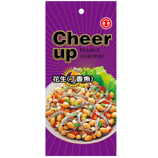 冠億-花生(丁香魚)休閒隨手包 90公克x5