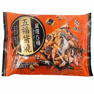 仁者無敵-五福醬燒綜合米菓138g