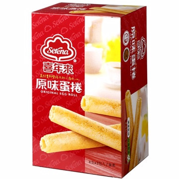 喜年來 原味蛋捲經濟包(3包/盒)