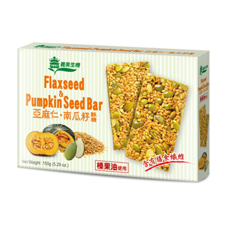 【義美生機】亞麻仁南瓜籽酥糖150g
