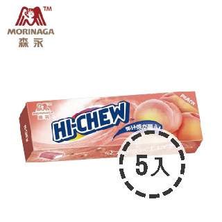 森永嗨啾軟糖 (水蜜桃口味)-35g x5入