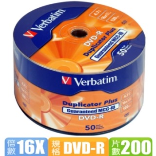 威寶 Super Azo 專業版 16X DVD-R 燒錄片 (200片) + 100入棉套一包