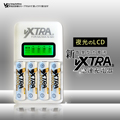 VXTRA 飛創 LCD智慧型大電流急速電池充電器 可單顆充電