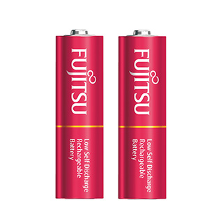 日本富士通低自放輕量版充電電池3號2入(5000回)HR-3UTLA(2B)