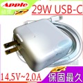 APPLE 變壓器-蘋果 14.5V / 2.0A,5.2V / 2.4A,29W ,A1540,A1534,USB-C,TYPE-C