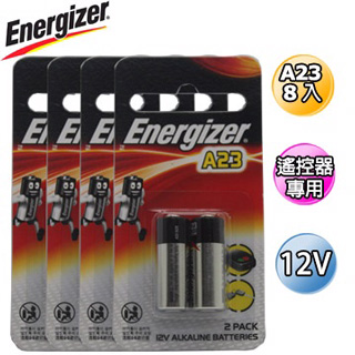 Energizer 勁量遙控器專用A23電池8入