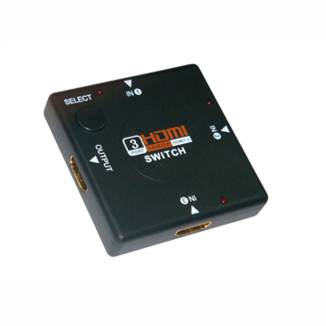 FIRSTCOM HDMI Mini Switch 3入一出迷你方切換器