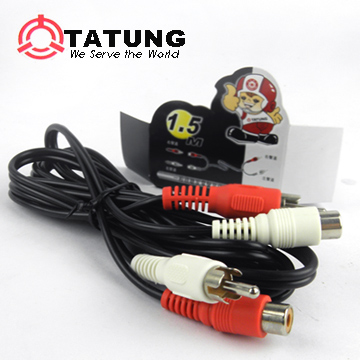 【TATUNG】大同梅花立體聲延長線TBAV-C240