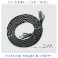 FUNDIGITAL Cat.6 彩色扁線3M-銀色