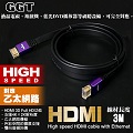 HDMI 1080P/2K/4K相容 3M 扁線(裸裝)