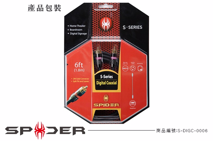 Jual (Spider)Spider S series high-resolution digital coaxial audio ...