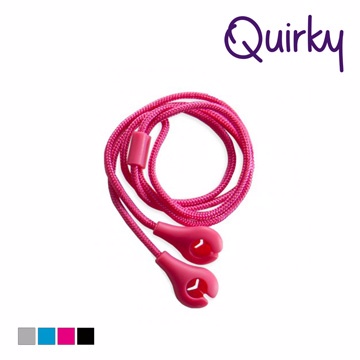 巧趣Quirky 耳機固定繩 PROPS-桃紅
