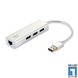 LevelOne 超高速Gigabit USB3.0網卡+USB3.0集線器 USB-0503