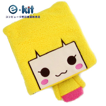 逸奇E-kit USB 可愛造型竹炭護腕保暖滑鼠墊-UW-MS19_Y