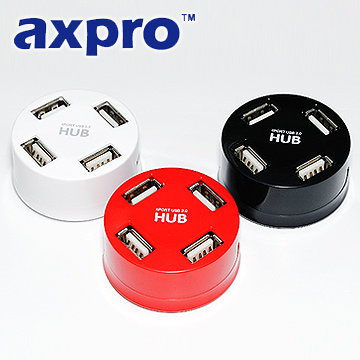AXPRO華艦 USB2.0 圓桌武士集線器 (AXP815)