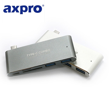 AXPRO 華艦USB3.1 Type-C多功能集線器(AXP6774)