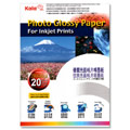 Kala優質光面相片噴墨紙/相片紙A4(170g/㎡‧20張/1包)