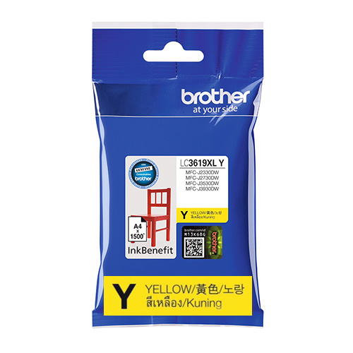 brotherat your sideLC3619XL YMFCMFCMFCA41500InkBenefitYbrotherYELLOWสีเหลืองKuning