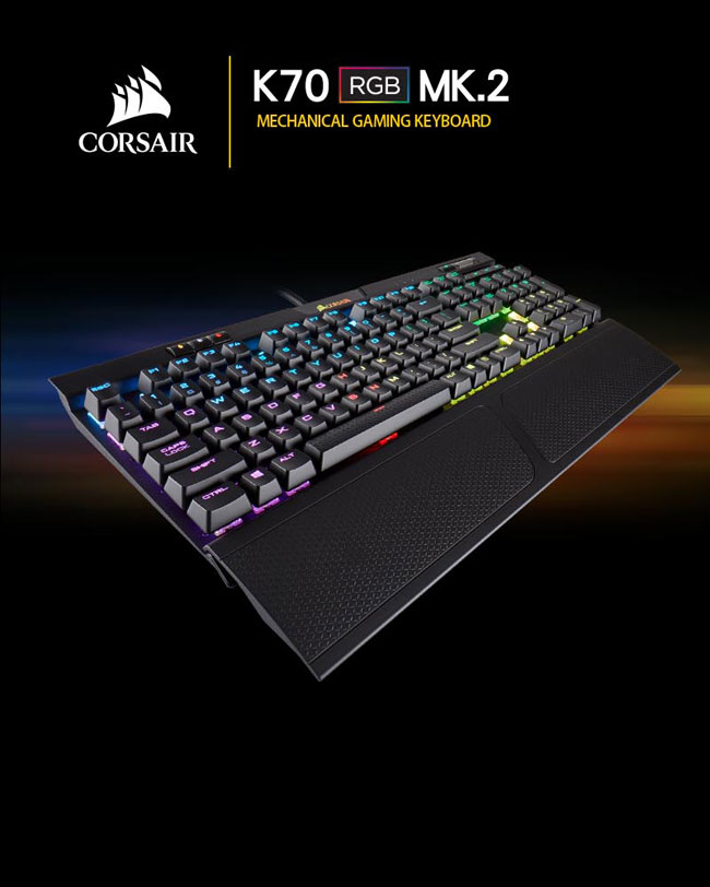 Corsair K70 Rgb Mk 2 機械式電競鍵盤 青軸 中文 Pchome 24h購物