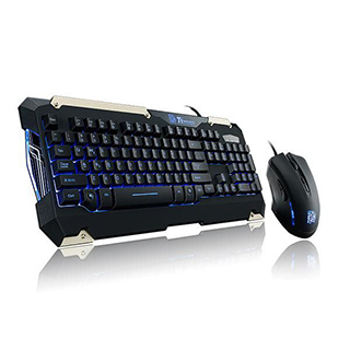 Tt eSPORTS 軍令官 三色電競鍵盤&滑鼠組