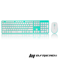B.Friend RF-1430 SET 無線鍵鼠組合-藍綠