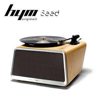 HYM Seed 黑膠智慧音響-白橡木