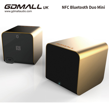 GDMALL NFC Mini Stereo 藍牙喇叭(單顆金)