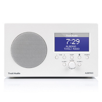 Tivoli Audio ALBERGO AM/FM CLOCK RADIO(白色)藍牙鬧鐘收音機喇叭