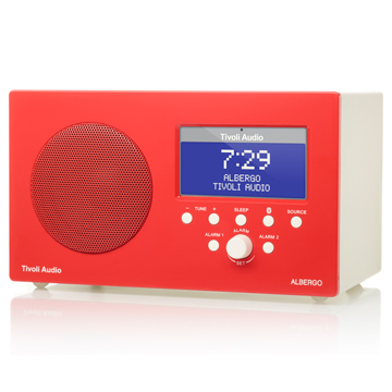 Tivoli Audio ALBERGO AM/FM CLOCK RADIO(紅色)藍牙鬧鐘收音機喇叭