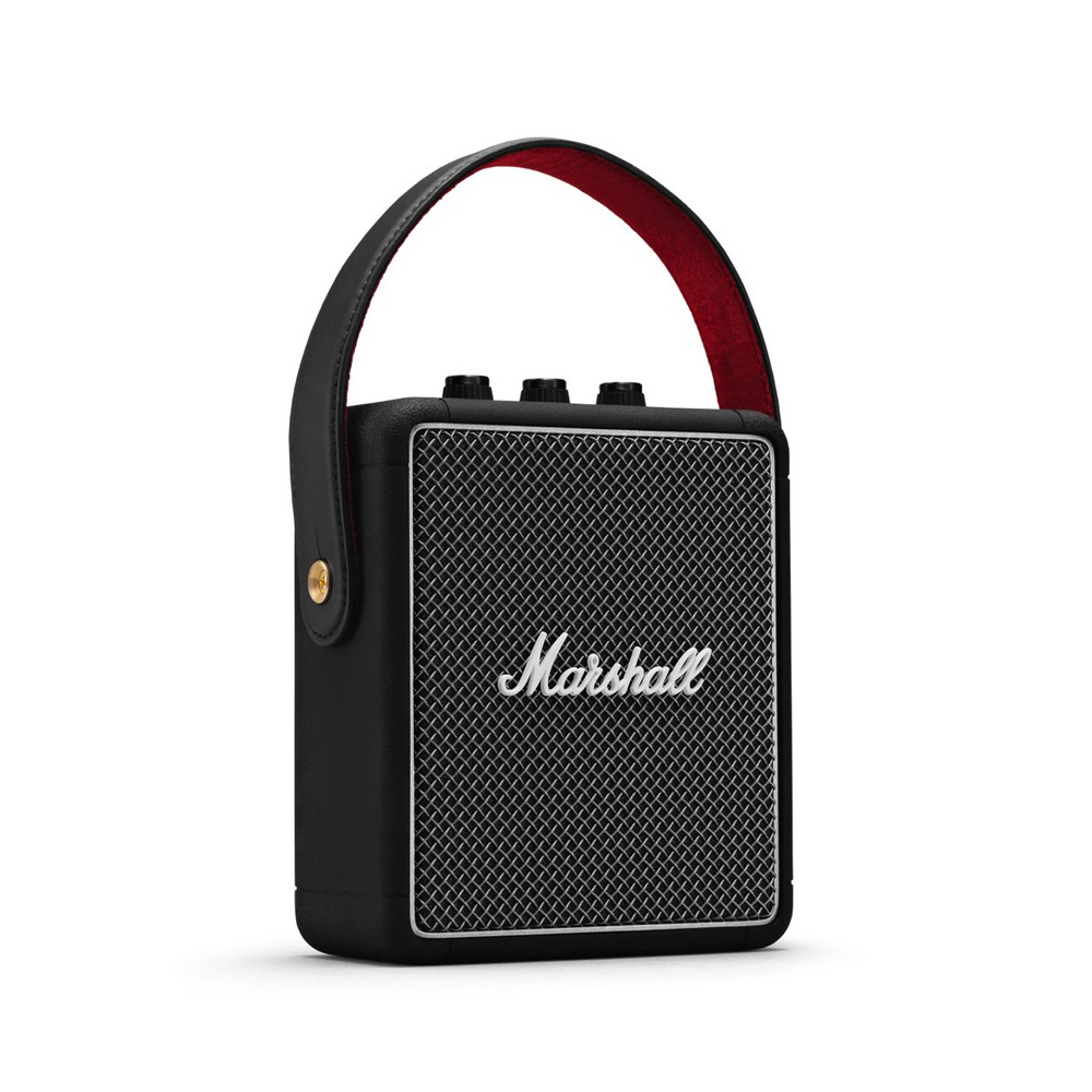 ★精緻荔枝紋皮革★Marshall STOCKWELL II 無線藍牙喇叭 經典黑(公司貨)