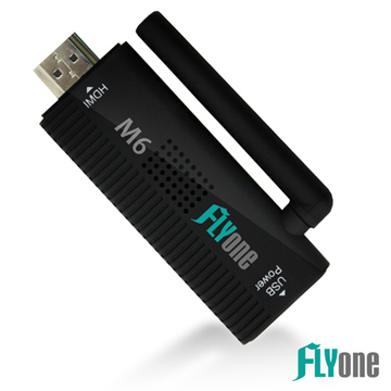FLYone M6 PLUS【雙核心/免安裝APP/支援四大系統】Miracast 無線影音傳輸器