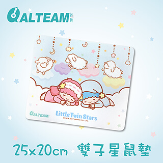 ALTEAM我聽 三麗鷗【白日夢系列】雙子星kikilala-小滑鼠墊