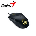Genius 昆盈 GX Scorpion殺人蠍 電競光學滑鼠 沉穩黑x黑側鍵 M6-600(BK)