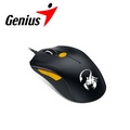 Genius 昆盈 GX Scorpion殺人蠍 電競光學滑鼠 運動黑x橘側鍵 M6-600(BKO)