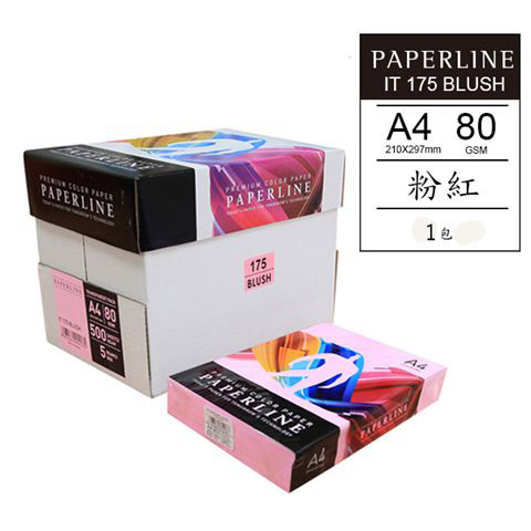 Jual (PAPERLINE)PAPERLINE PL175 pink color photocopy paper A4 80G (1 ...