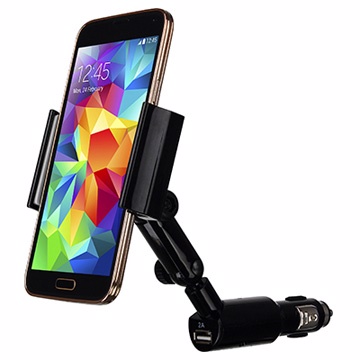 LUXA2 Cigar Clip USB萬能車充手機支架