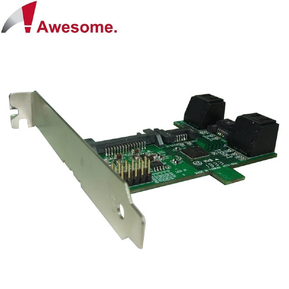 Awesome PCI/PCIe槽SATA 1轉5 Port Multiplier擴充卡-AWD-ST-172A
