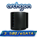 archgon 3.5吋 USB3.0 / eSATA 4Bay磁碟陣列外接盒 MH-3642RD 【亞齊慷】