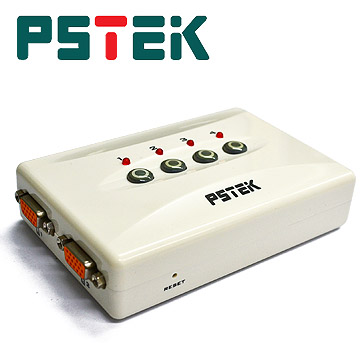 PSTEK 4埠 電腦螢幕切換器 (VSS-104)
