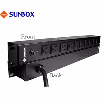 PDU 10孔20A安培機架型電源排插,SUNBOX 出品