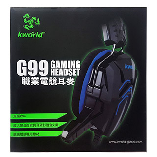 【Kworld 廣寰】頭戴式電競音樂耳麥G99