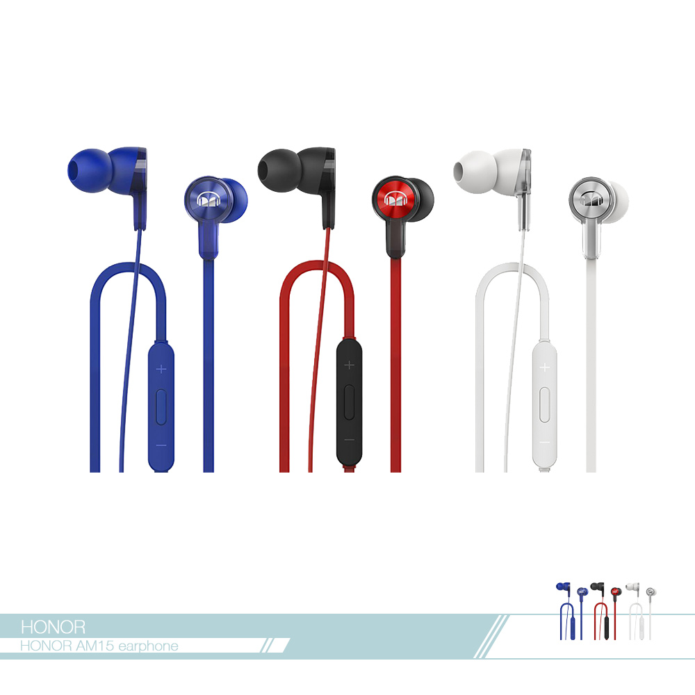 榮耀honor 原廠AM15 魔聲Monster耳機【全新盒裝】入耳式 3.5mm 各廠牌適用