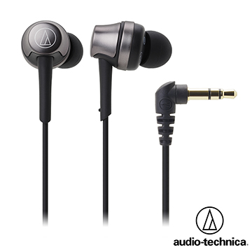 鐵三角 ATH-CKR50 高音質密閉型耳塞式耳機【鋼鐵黑】