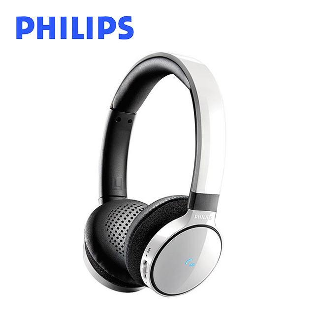 【PHILIPS 飛利浦】無線藍芽耳罩耳機式SHB9150(鋼琴白)