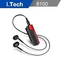 i-Tech MusicClip 8100 藍牙耳機(黑紅)