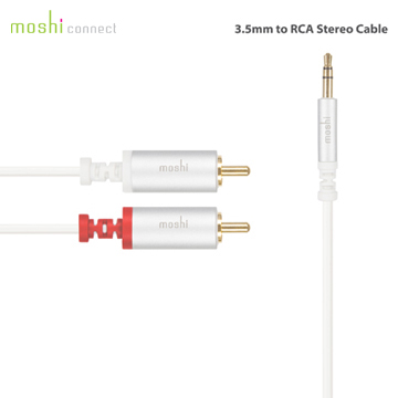 moshi 3.5mm to RCA 立體音源輔助線 ( 公對公 )